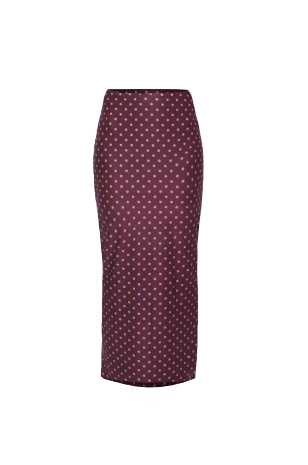 Maxi Skirt in Polka Dots