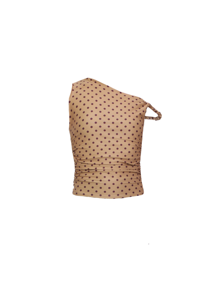 Assymetric Top in Polka Dots