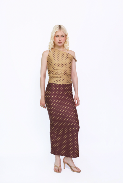 Assymetric Top in Polka Dots