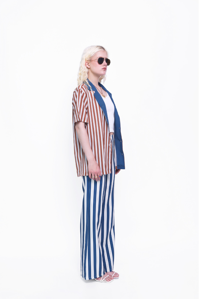 Camp Shirt in Rusty Stripes