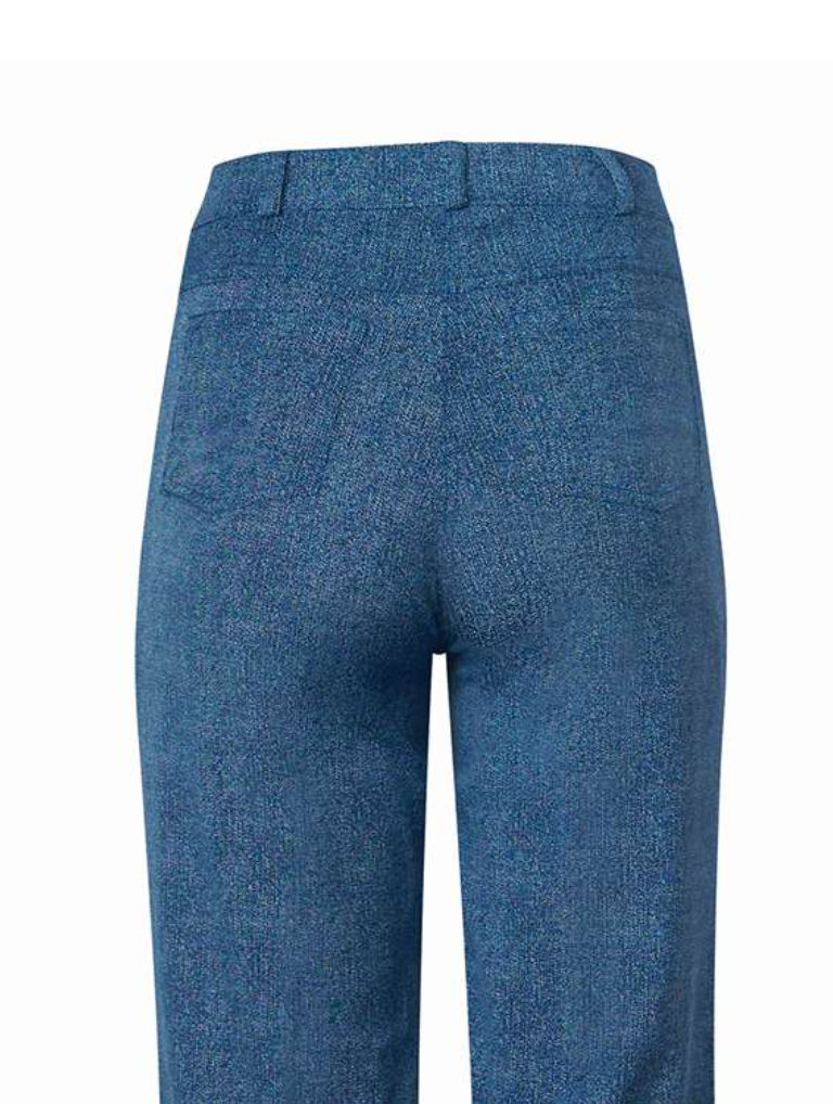 Bootcup Pants in Faux Denim