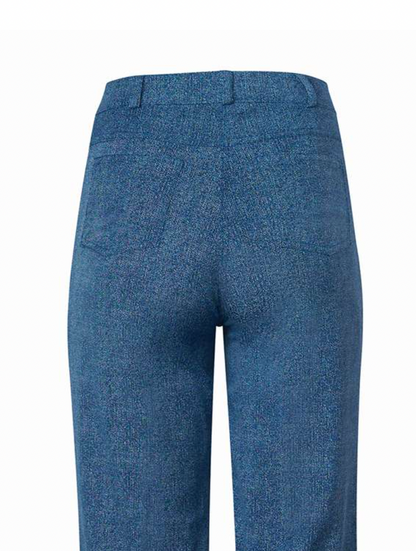 Bootcup Pants in Faux Denim