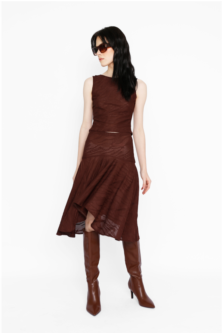 Lovers Skirt in Brown