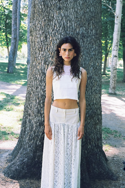 Sand Lace Skirt