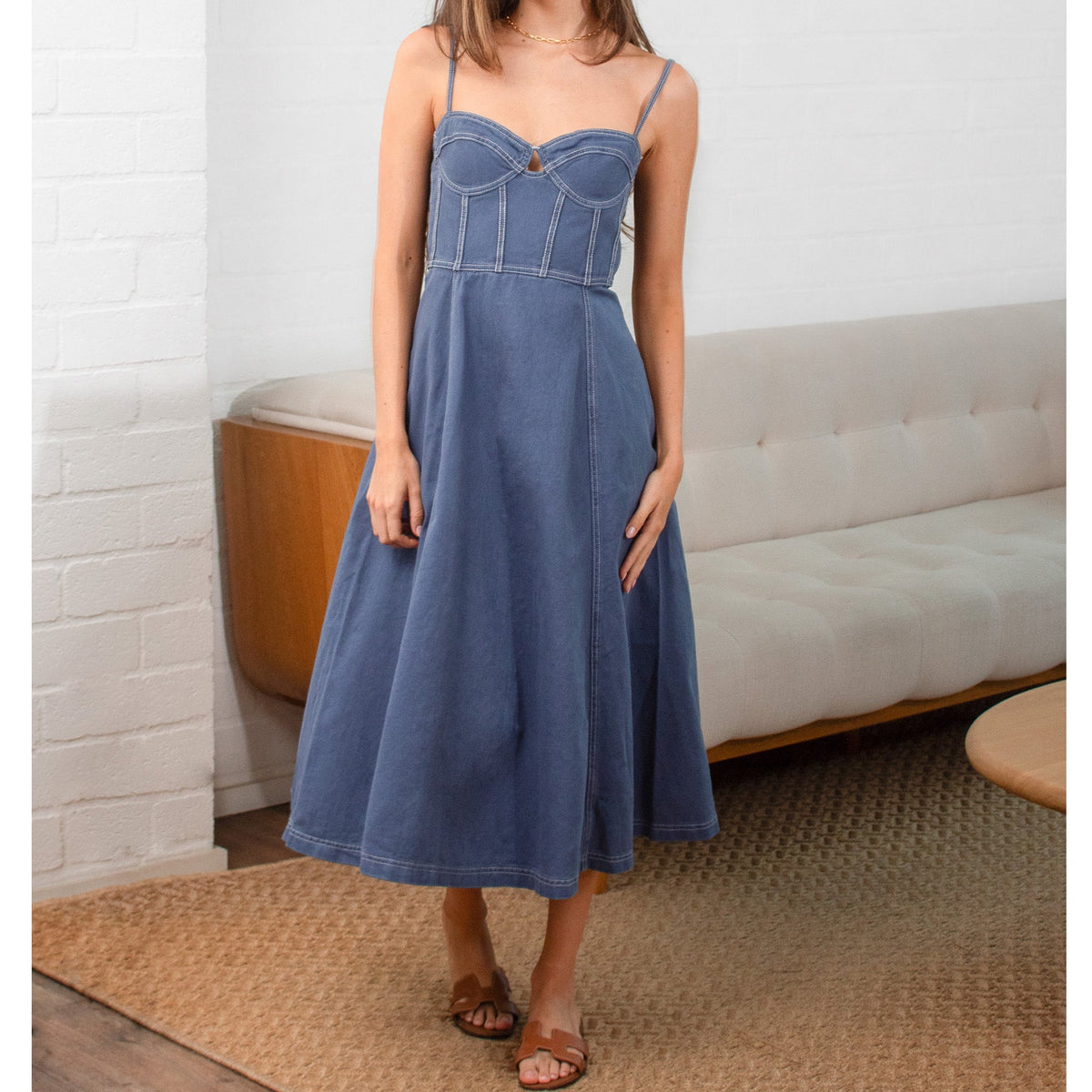 VESTIDO DUNE AZUL
