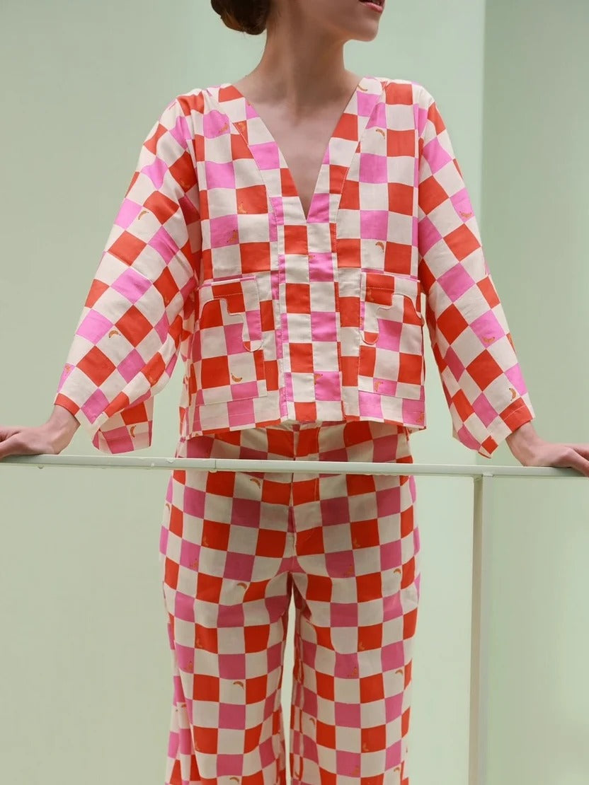 Square Shirt Pink
