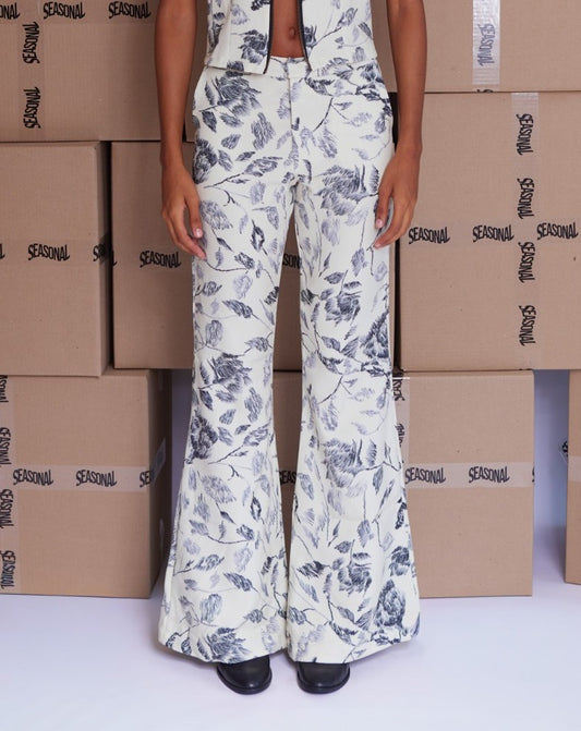 Ink Floral Pants