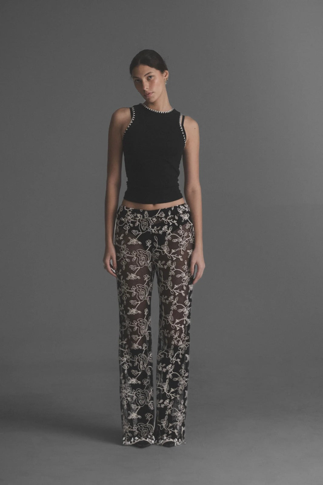Pantalon Nuit Fleur