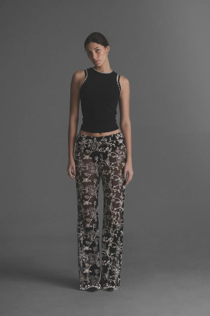 Pantalon Nuit Fleur