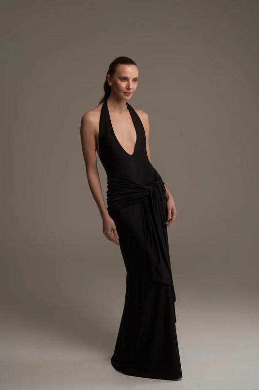Black Iman Long Dress