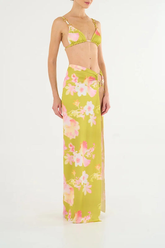 Lime Eli Long Skirt