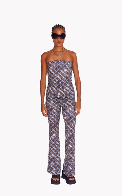 Night Grid Tube Top