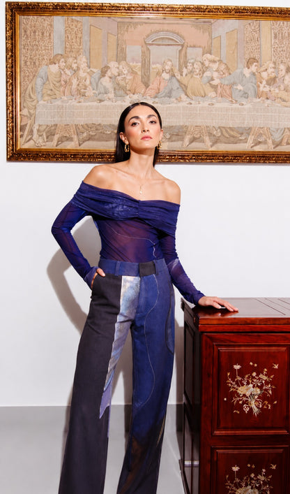 Diving Off Shoulder Top