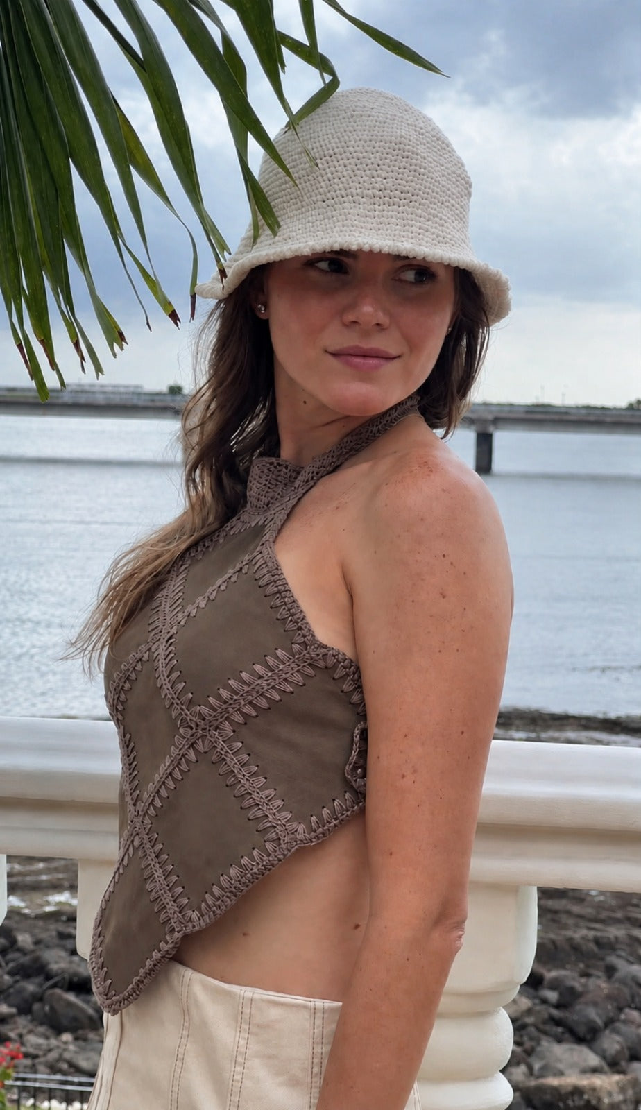 Leather Top 1059