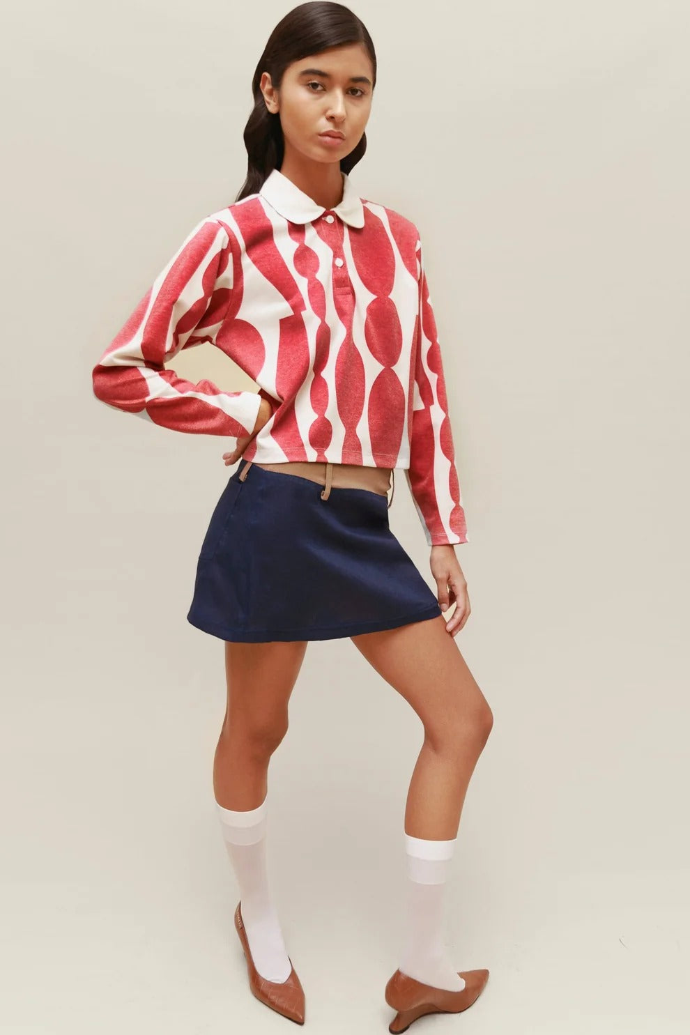 Mousse Mini Skirt Navy