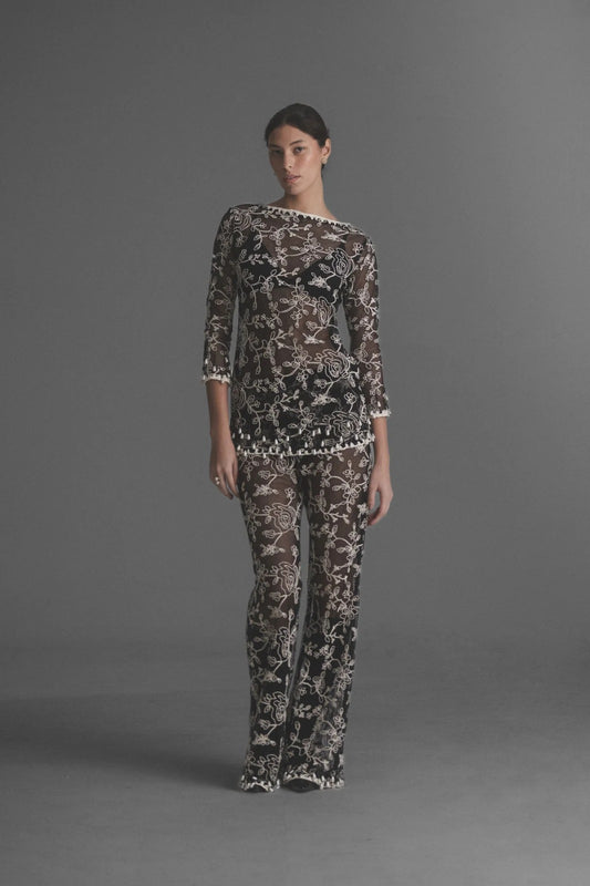 Top Nuit Fleur