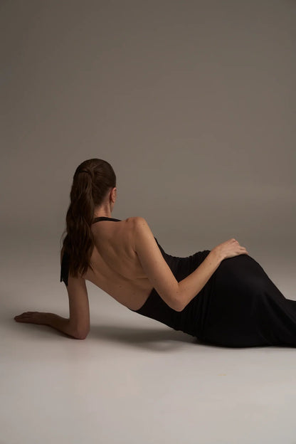 Black Iman Long Dress
