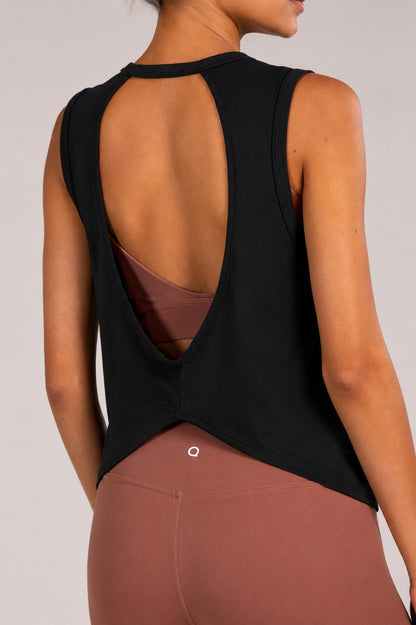 Black/White Circle Tank