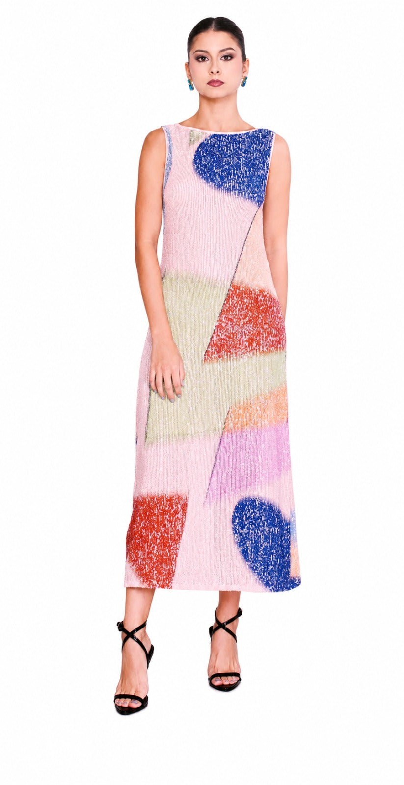 Figuras Sequin Tank Dress