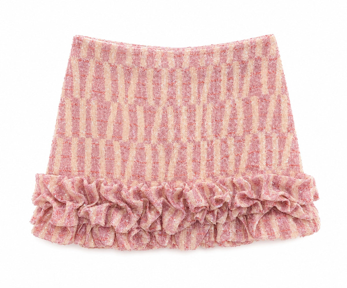 Cloudy Skirt Lentejuela