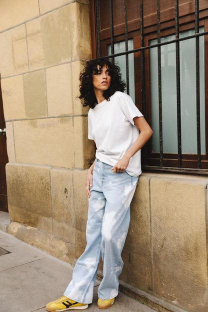 Cloud flare jean