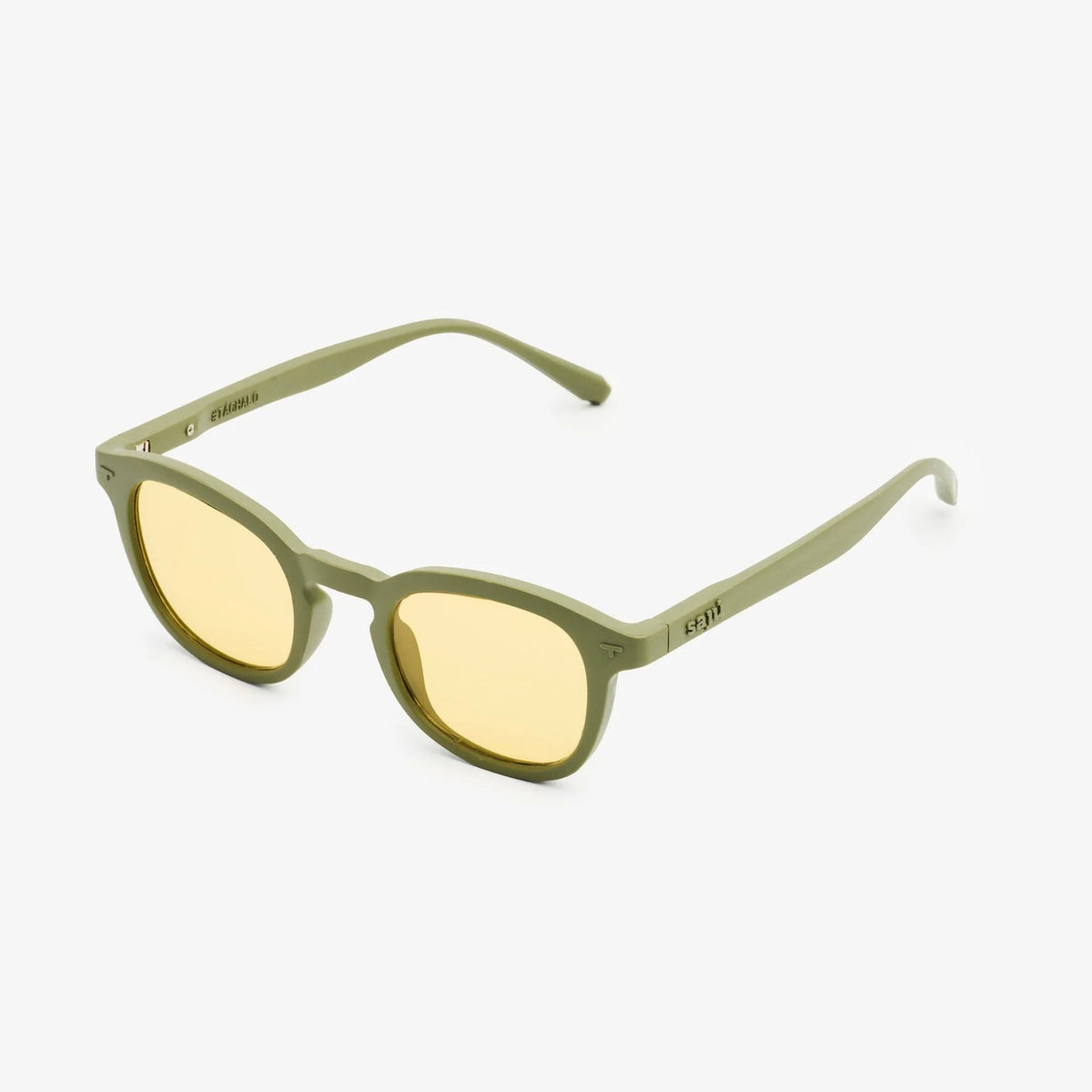 Gafa Panto Oliva Lente Amarillo