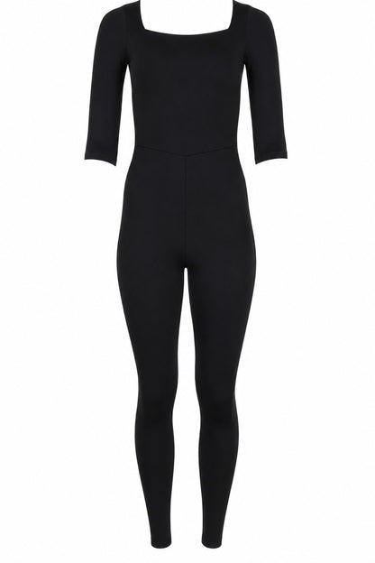 Black Motion Jumpsuit - Low Intensity