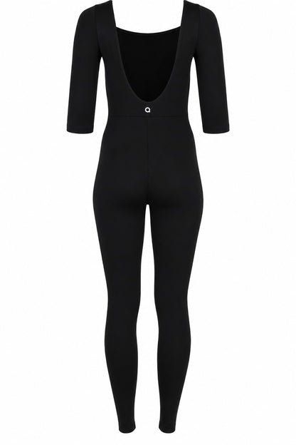 Black Motion Jumpsuit - Low Intensity