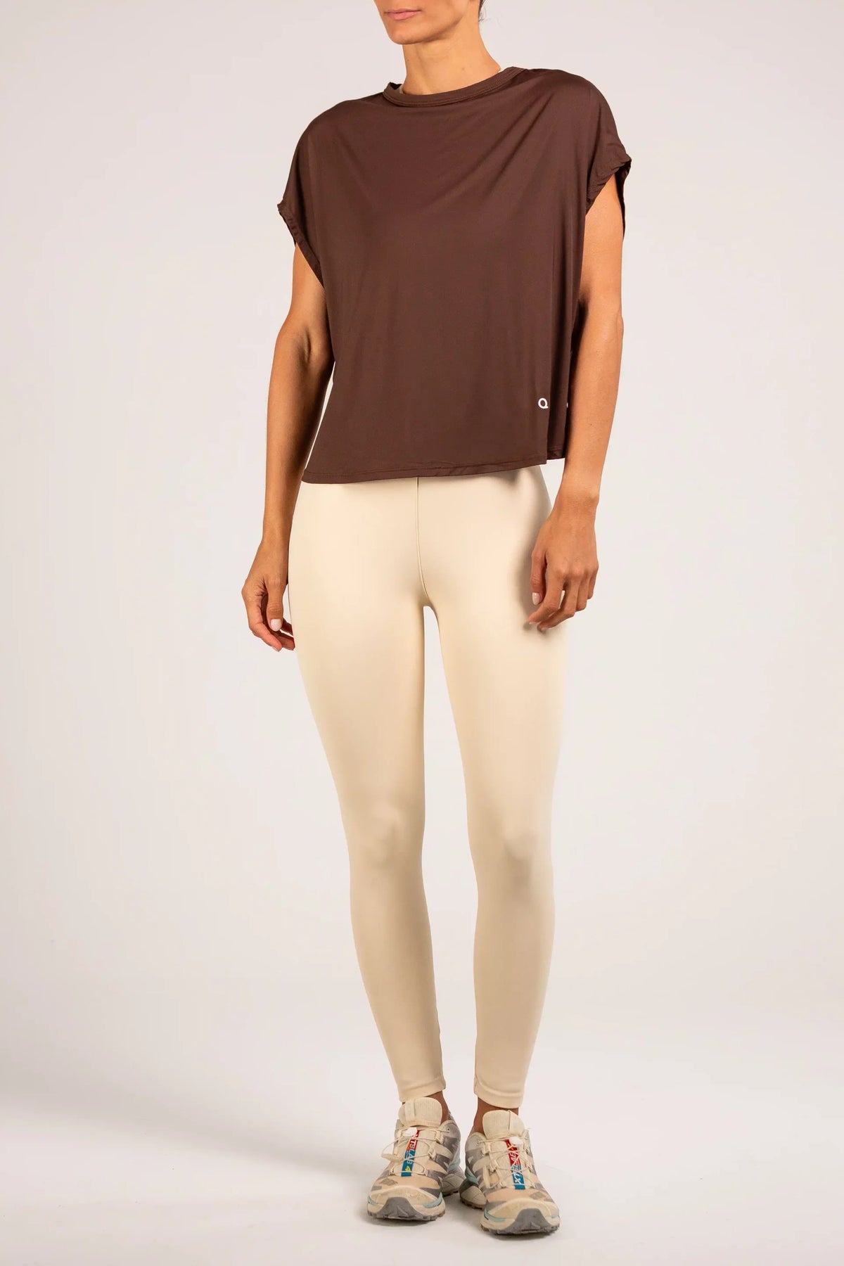 Open Back Shirt - Oatmilk