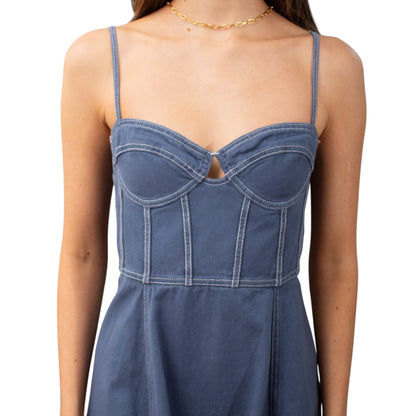 VESTIDO DUNE AZUL