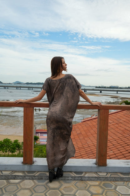 Vestido Drapeado Dust