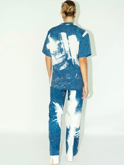 Camp Shirt in Brushstroke