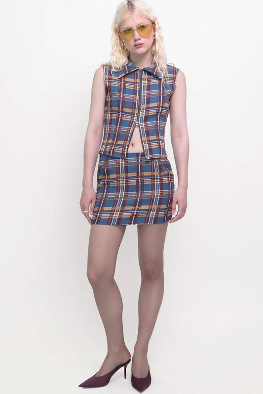 Mini Skirt in Crossroads