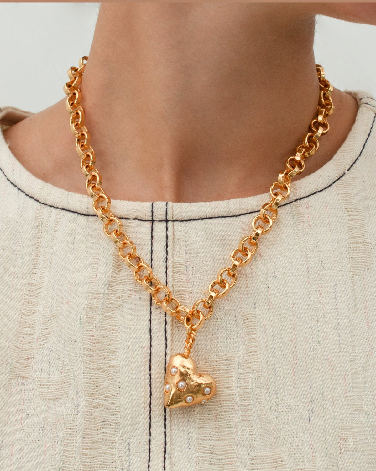 Necklace Yellow Love