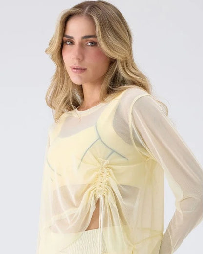 Sunveil Mesh Cardigan