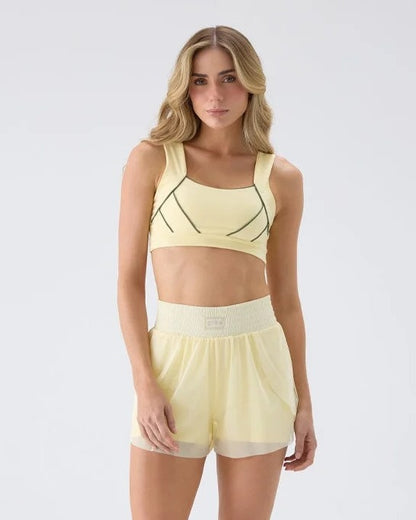 Lemon Ballerina Mesh Shorts