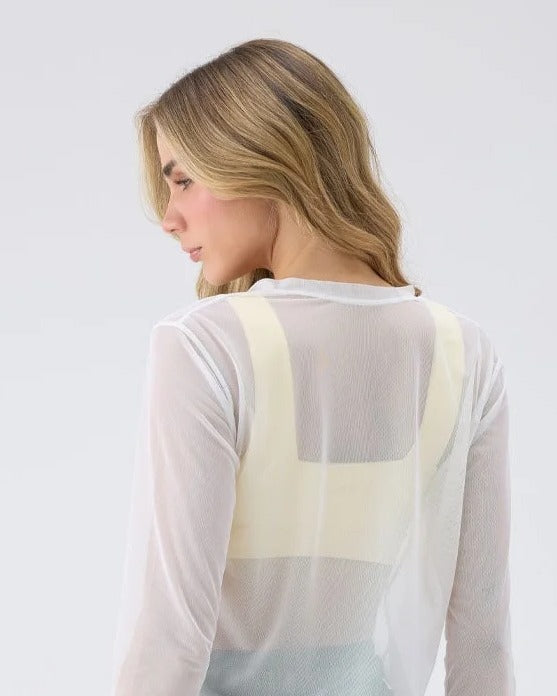 Pearl Mesh Cardigan