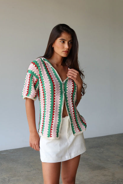 Bubble Crochet Shirt
