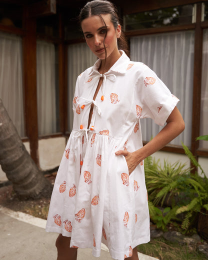 Fiji Embroidered Dress