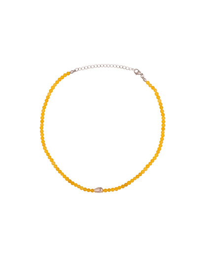Mini Yellow Jade Choker