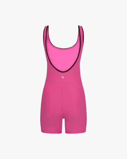 Fuschia Drift Romper - High intensity