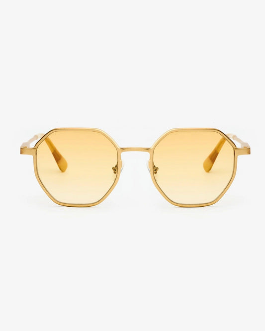 Gafas Octagonal Dorado