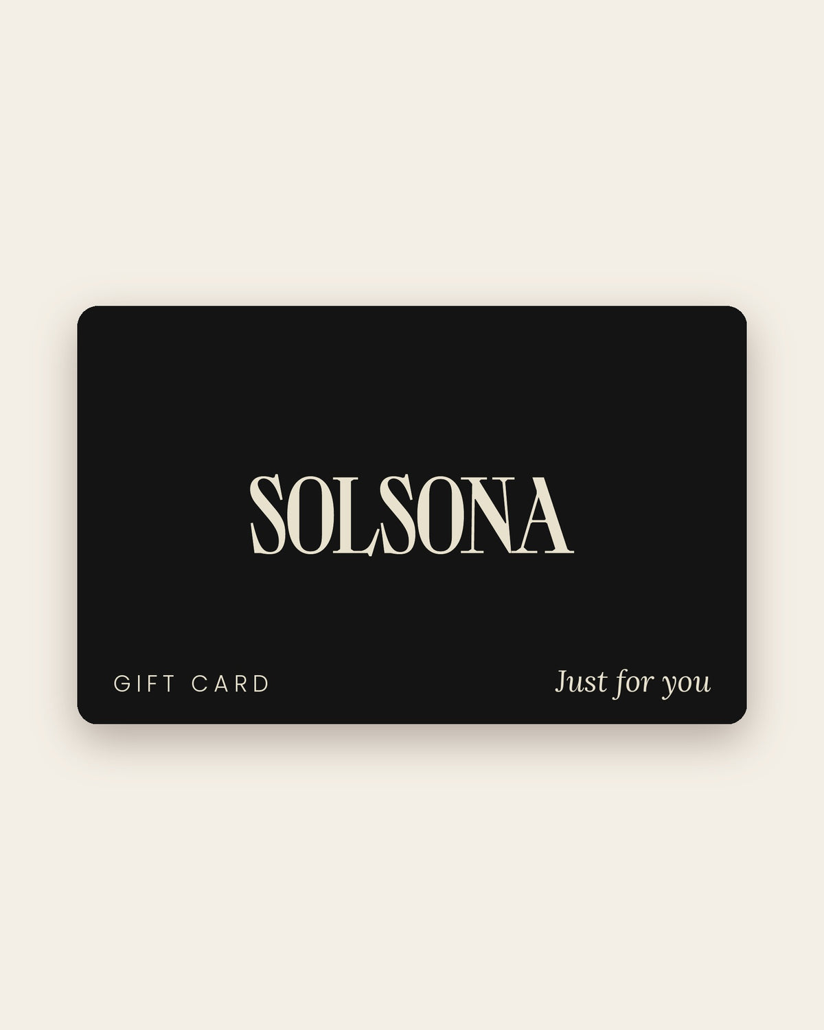 Gift Card Solsona - Just for you