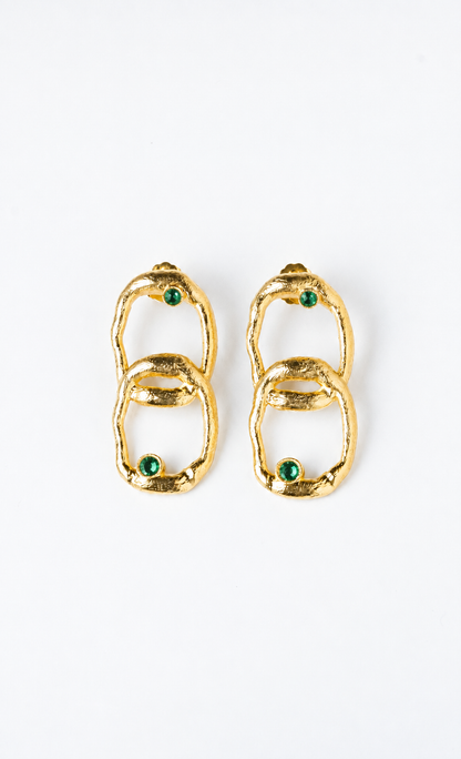 Aretes Bachue Dorado