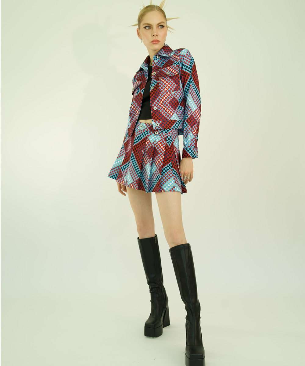 CLASSIC  JACKET  IN  BLUEPRINT