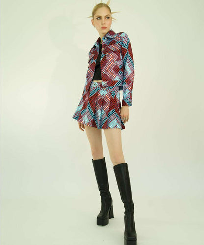 CLASSIC  JACKET  IN  BLUEPRINT