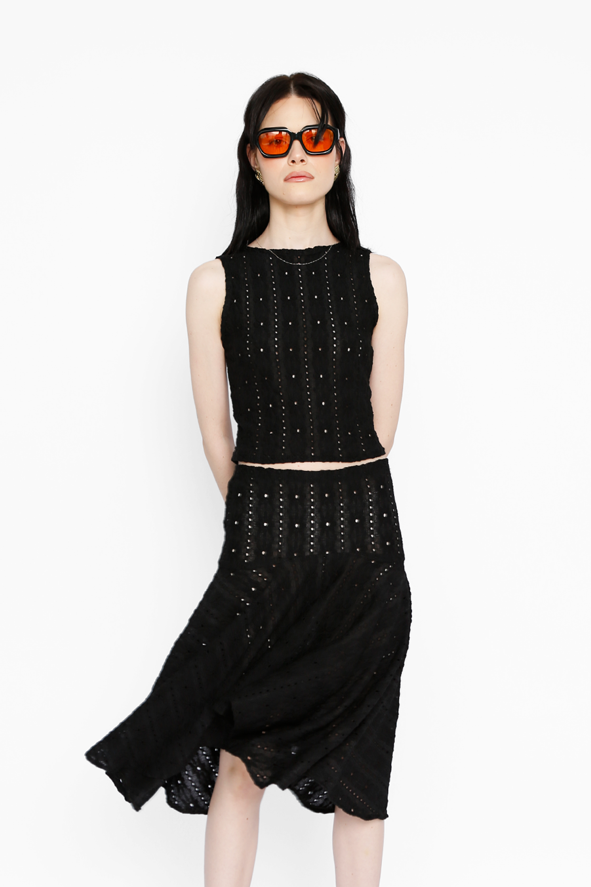 LOVERS  TANK  TOP  IN  BLACK
