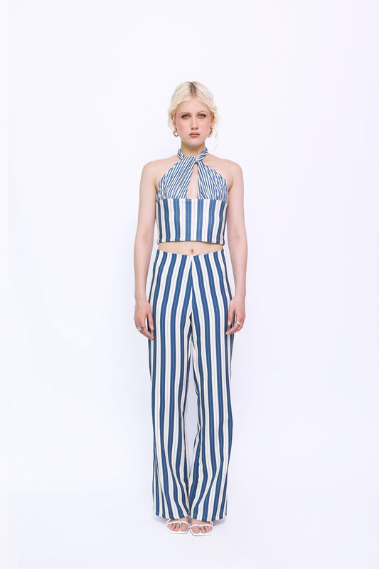 EVERYDAY  PANTS  IN  MIDNIGHT  STRIPES