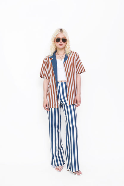 Camp Shirt in Rusty Stripes