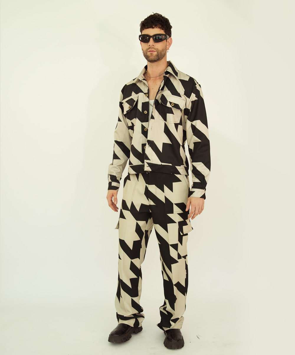 Classic Jacket in Houndstooth